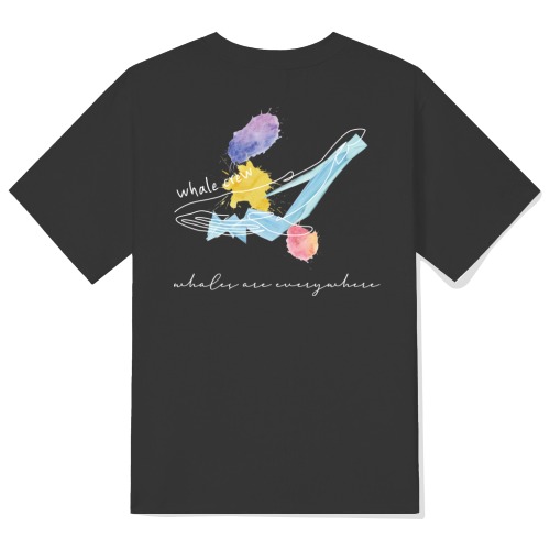 크루링크 클라이밍 whale crew 오버핏 티셔츠