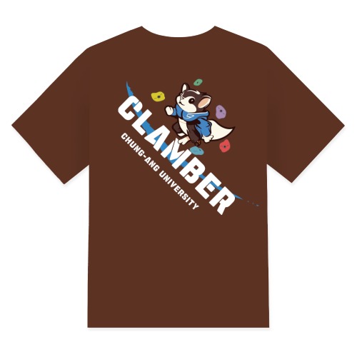 크루링크 중앙대 클램버 크루 오버핏 티셔츠 6컬러