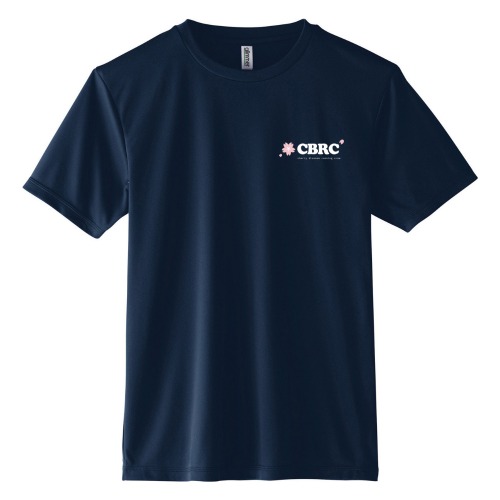 크루링크 부산 CBRC 러닝크루 기능성 티셔츠 네이비