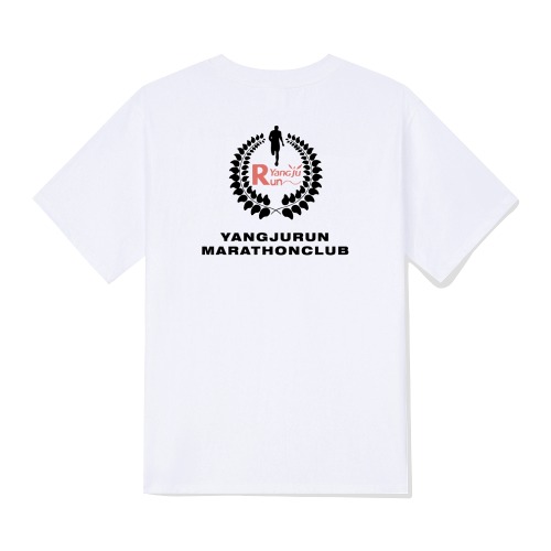 크루링크 양주 런 마라톤 클럽 기능성 티셔츠 작은 원 디자인