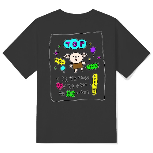 크루링크 도비 클라이밍 크루 사계절 티셔츠 TOP