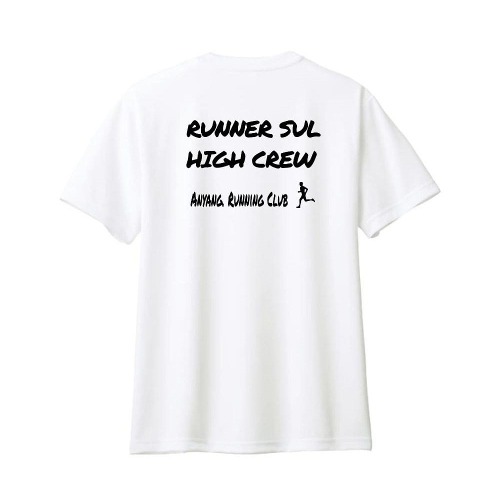 크루링크 RSHC 러닝크루 기능성 티셔츠 블랙로고