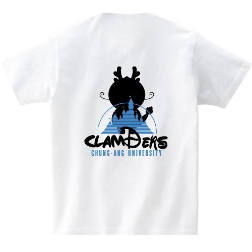 크루링크 중앙대 클램버 사계절 티셔츠 거대 푸앙이