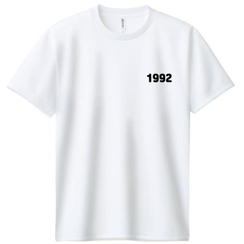 크루링크 92몽키 기능성 티셔츠 1992 블랙로고