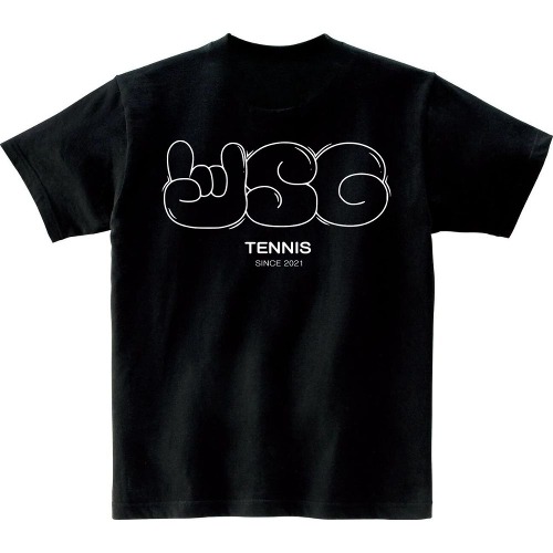 크루링크 MSG 테니스크루 사계절 티셔츠 화이트로고
