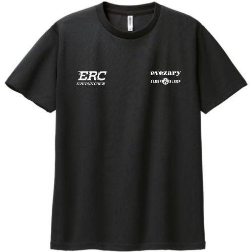 크루링크 ERC 러닝크루 기능성 티셔츠 블랙