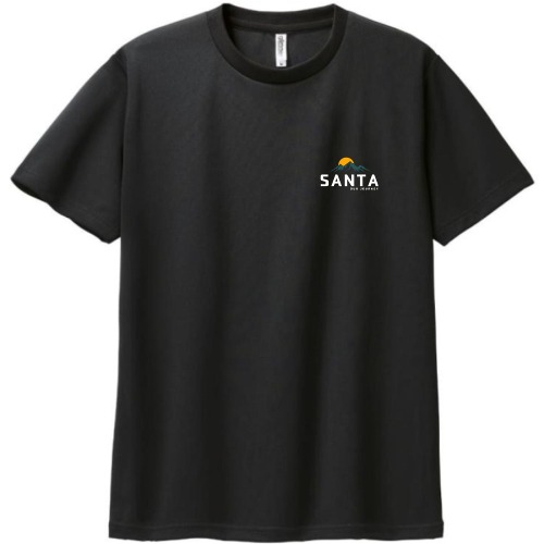 크루링크 SANTA 등산크루 기능성 티셔츠 02 화이트로고