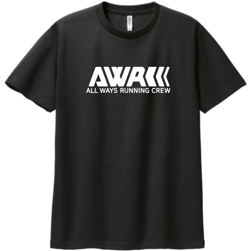 크루링크 AWRC 러닝크루 기능성 티셔츠 화이트로고