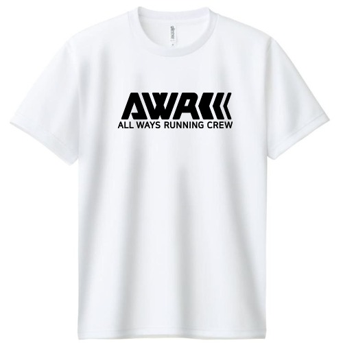 크루링크 AWRC 러닝크루 기능성 티셔츠 블랙로고