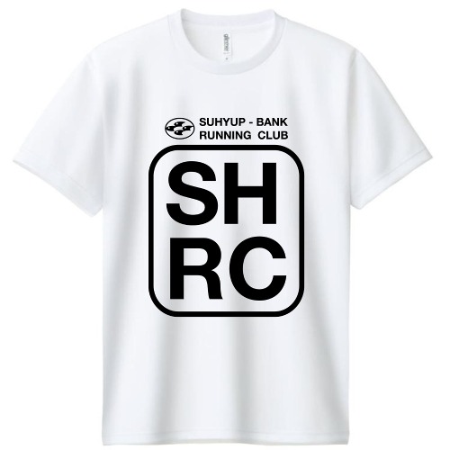 SHRC 러닝크루 기능성 티셔츠 블랙로고