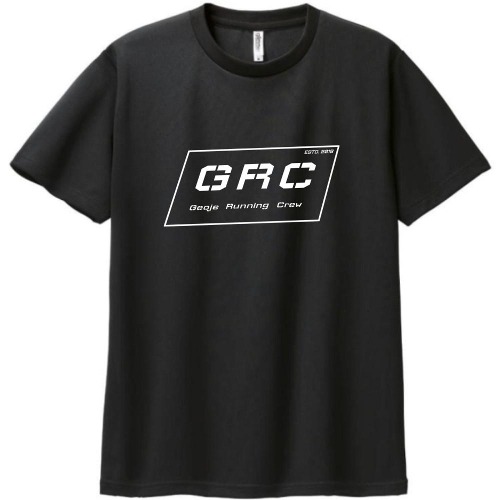 GRC 러닝크루 기능성 티셔츠 블랙