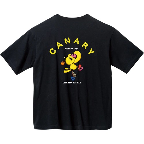 CANARY 클라이밍크루 오버핏 티셔츠 화이트로고