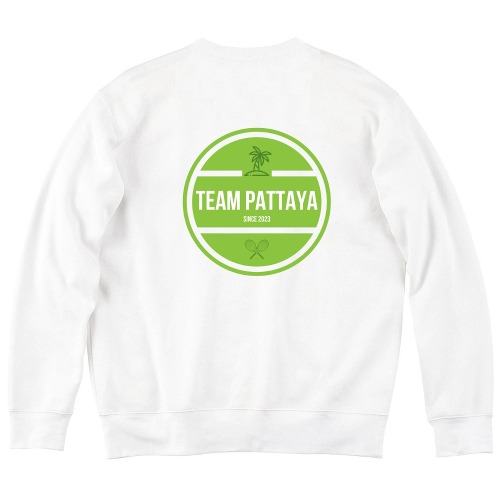 팀파타야 테니스크루 기모 맨투맨 티셔츠